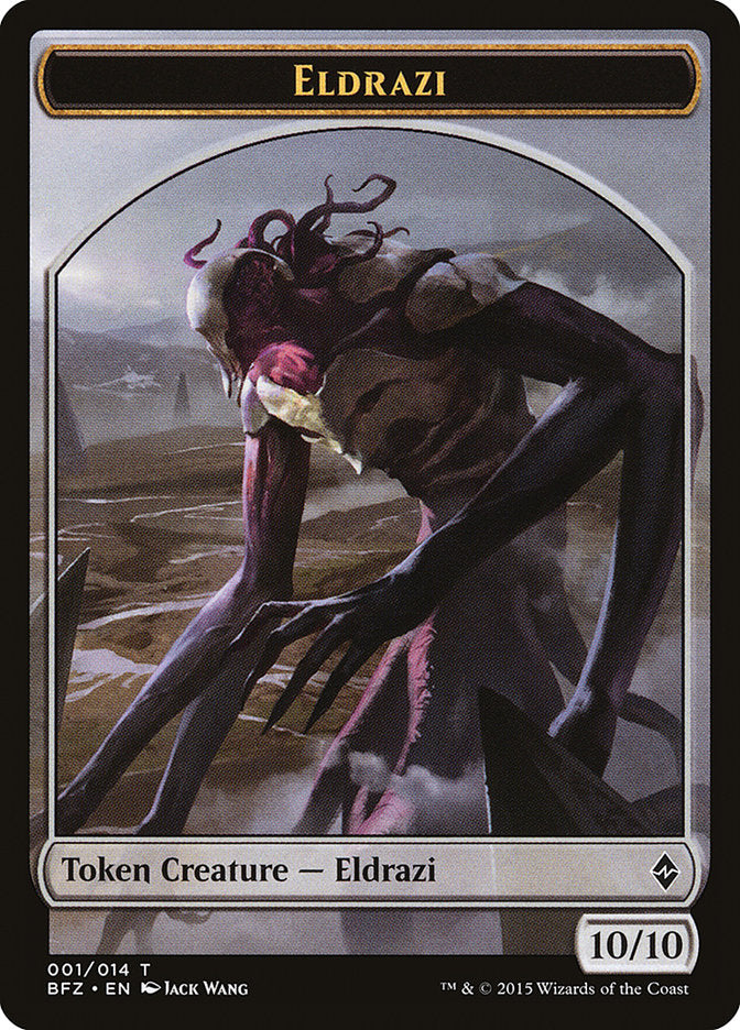 Eldrazi Token [Battle for Zendikar Tokens] | Card Merchant Takapuna