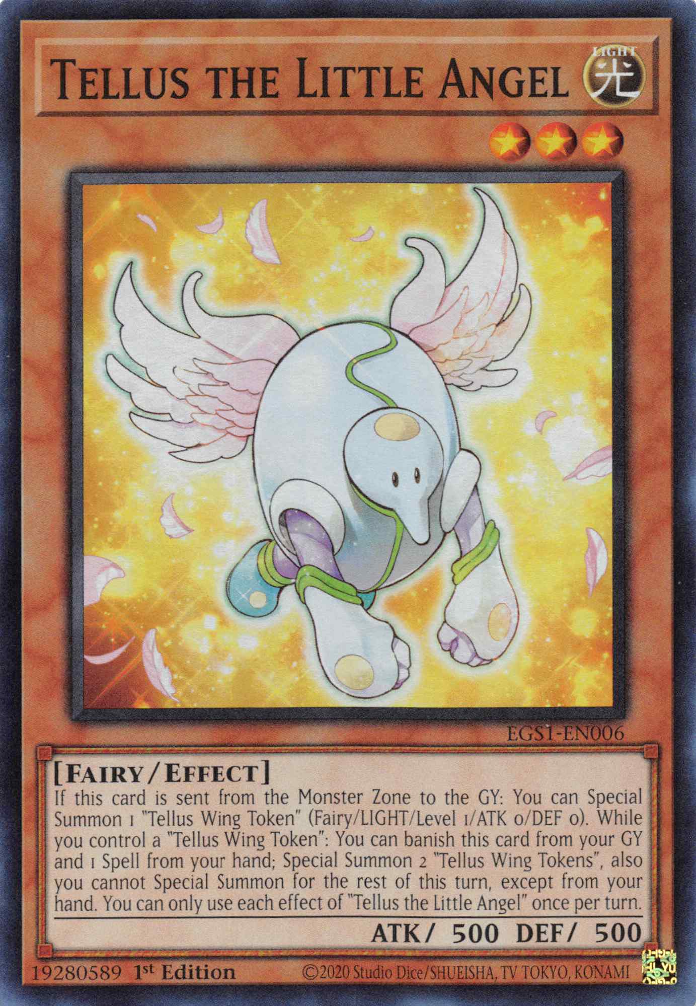 Tellus the Little Angel [EGS1-EN006] Super Rare | Card Merchant Takapuna