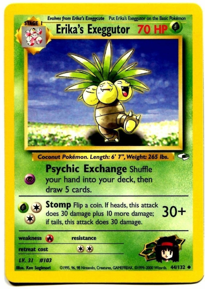 Erika's Exeggutor (44/132) [Gym Heroes Unlimited] | Card Merchant Takapuna