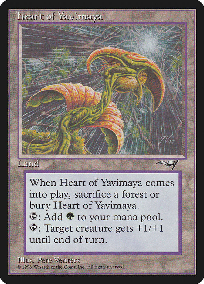 Heart of Yavimaya [Alliances] | Card Merchant Takapuna