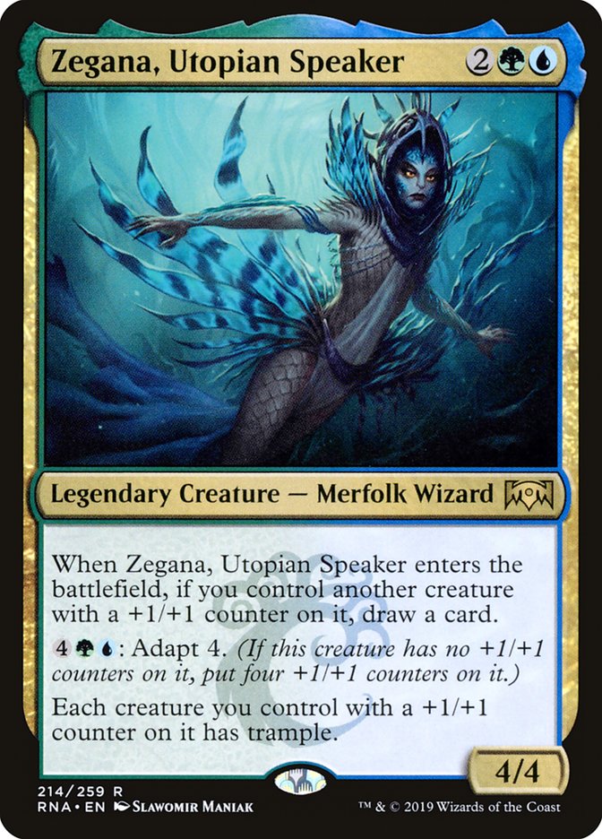 Zegana, Utopian Speaker [Ravnica Allegiance] | Card Merchant Takapuna