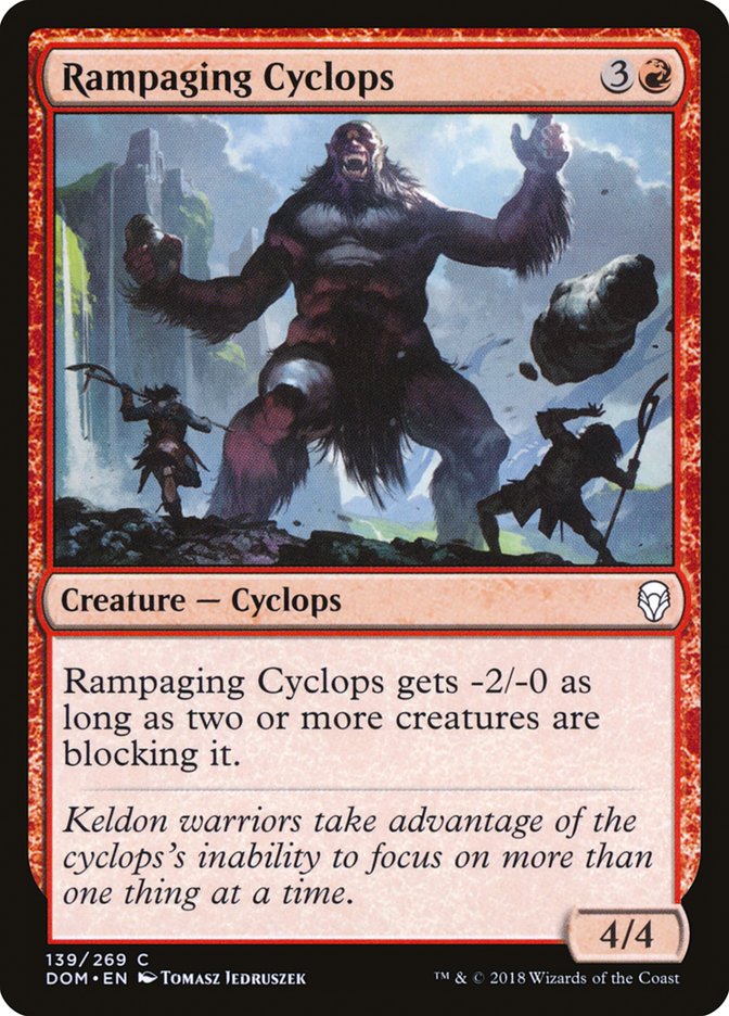 Rampaging Cyclops [Dominaria] | Card Merchant Takapuna