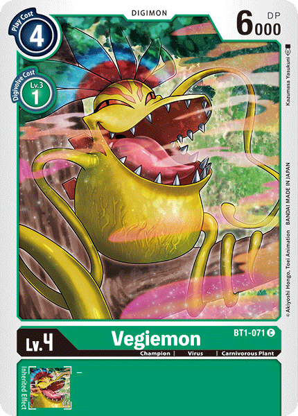 Vegiemon [BT1-071] [Release Special Booster Ver.1.0] | Card Merchant Takapuna