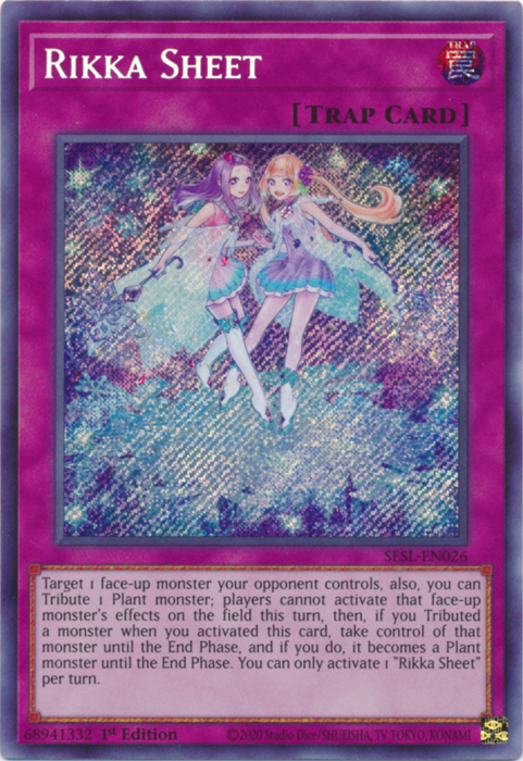 Rikka Sheet [SESL-EN026] Secret Rare | Card Merchant Takapuna