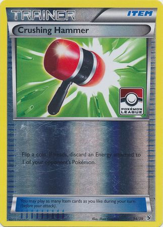 Crushing Hammer (34/39) (League Promo) [XY: Kalos Starter Set] | Card Merchant Takapuna