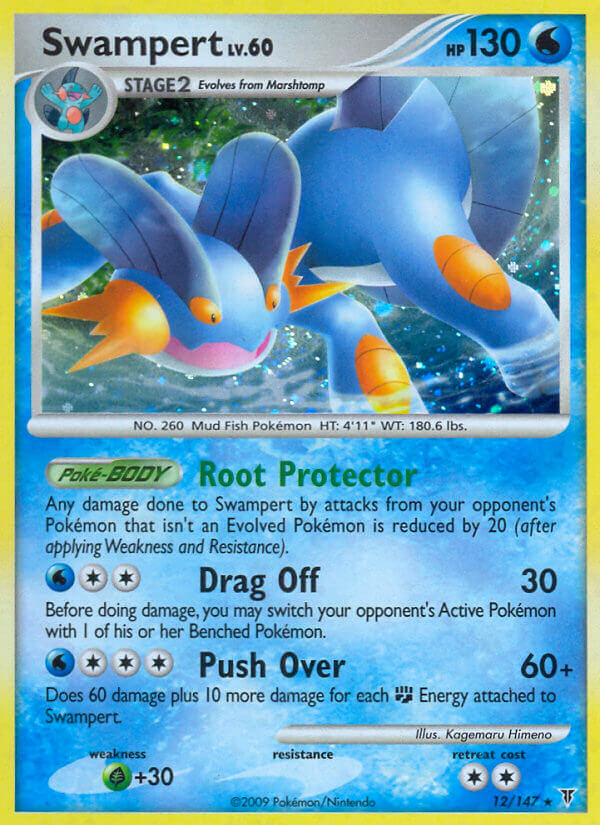 Swampert (12/147) (Theme Deck Exclusive) [Platinum: Supreme Victors] | Card Merchant Takapuna