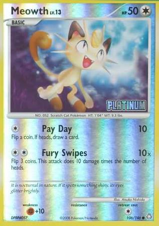 Meowth (106/146) [Burger King Promos: 2009 Collection] | Card Merchant Takapuna