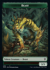 Satyr // Beast Double-Sided Token [Commander Legends: Battle for Baldur's Gate Tokens] | Card Merchant Takapuna