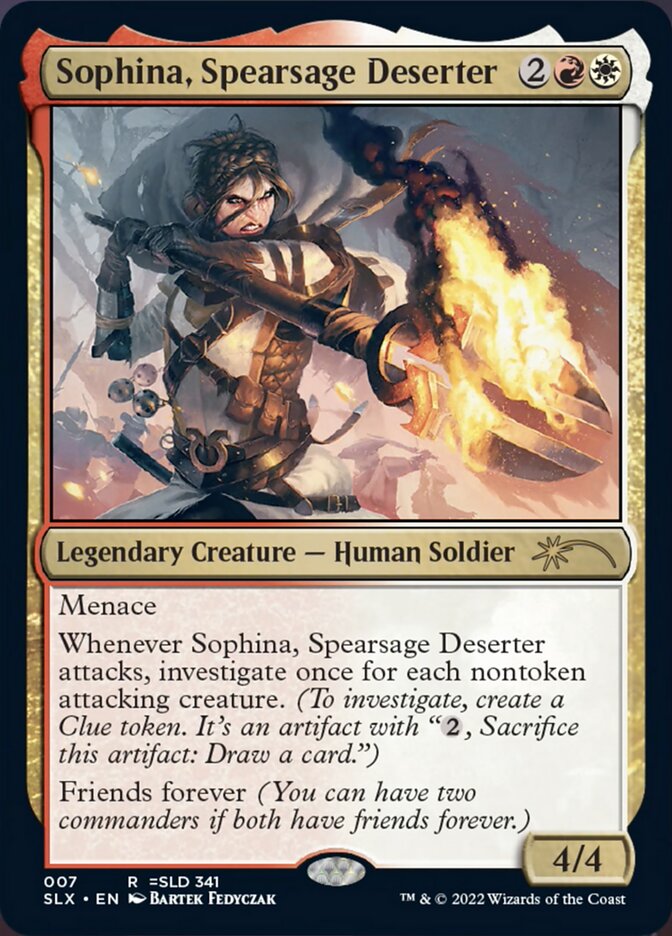 Sophina, Spearsage Deserter [Secret Lair: Universes Within] | Card Merchant Takapuna