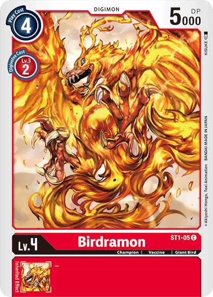 Birdramon [ST1-05] [Starter Deck: Gaia Red] | Card Merchant Takapuna