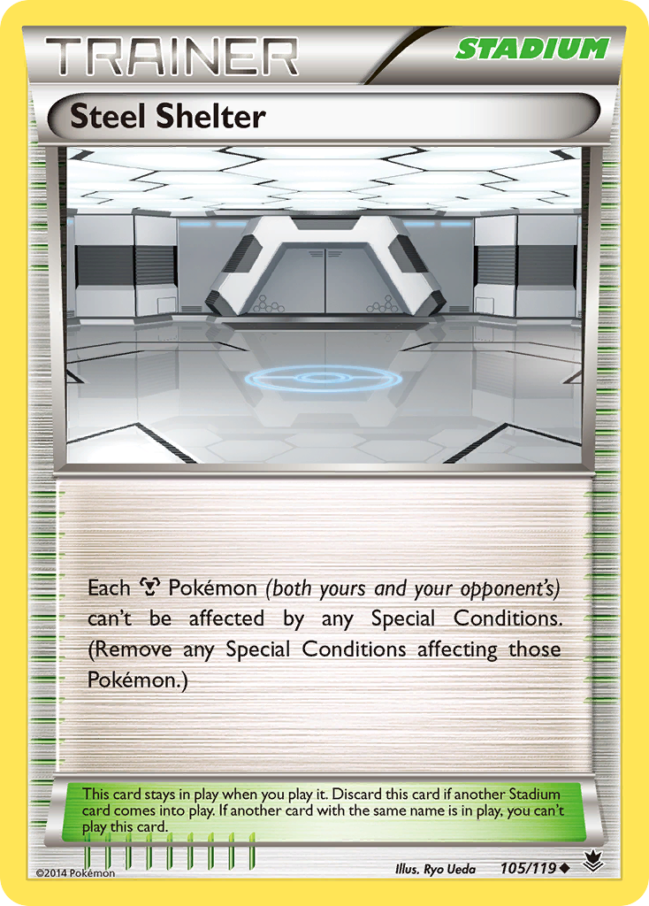 Steel Shelter (105/119) [XY: Phantom Forces] | Card Merchant Takapuna