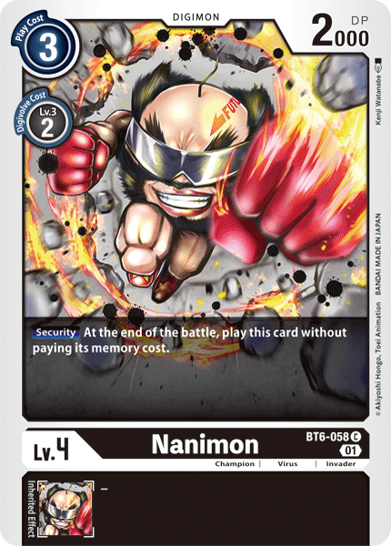 Nanimon [BT6-058] [Double Diamond] | Card Merchant Takapuna