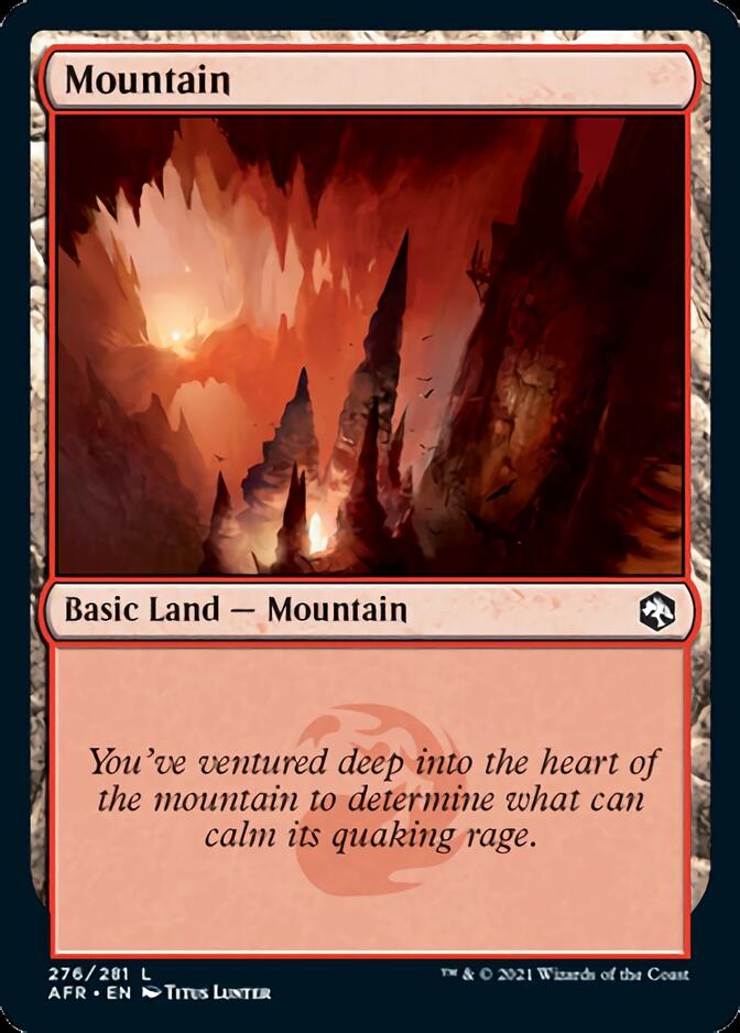 Mountain (276) [Dungeons & Dragons: Adventures in the Forgotten Realms] | Card Merchant Takapuna