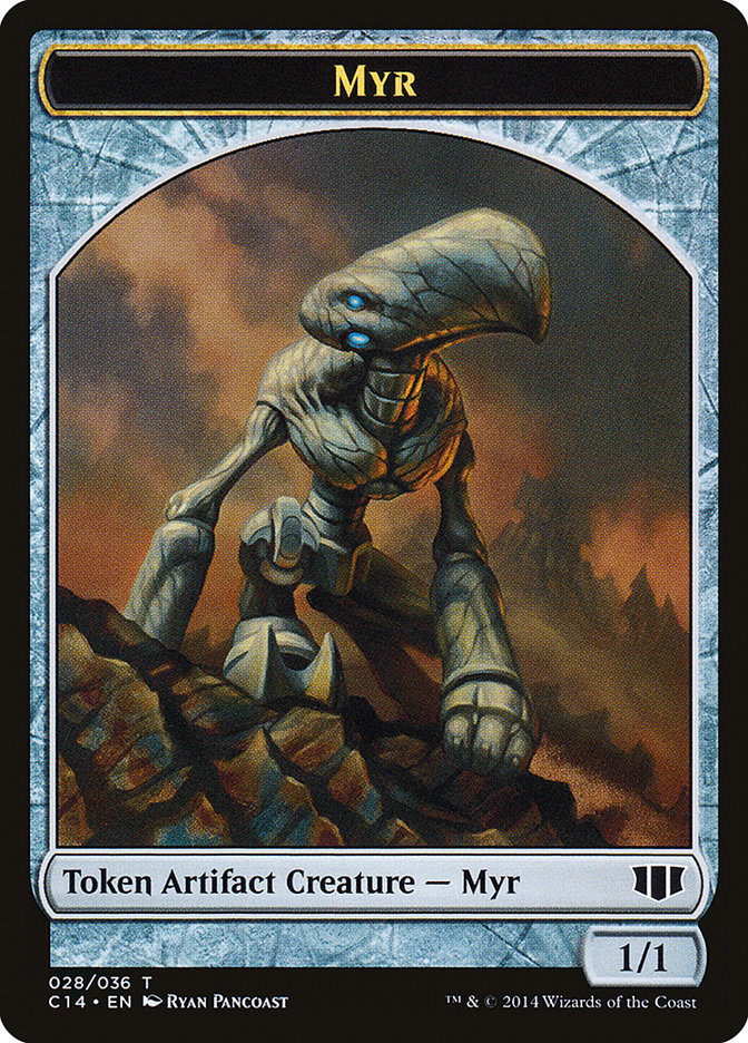 Myr // Pentavite Double-Sided Token [Commander 2014 Tokens] | Card Merchant Takapuna