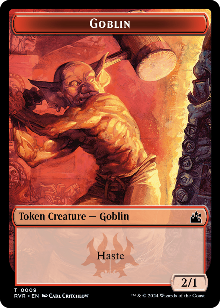 Goblin Token (0009) [Ravnica Remastered Tokens] | Card Merchant Takapuna