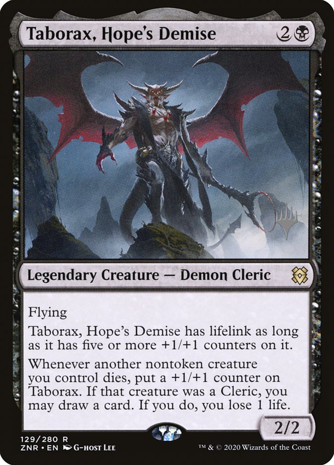 Taborax, Hope's Demise (Promo Pack) [Zendikar Rising Promos] | Card Merchant Takapuna