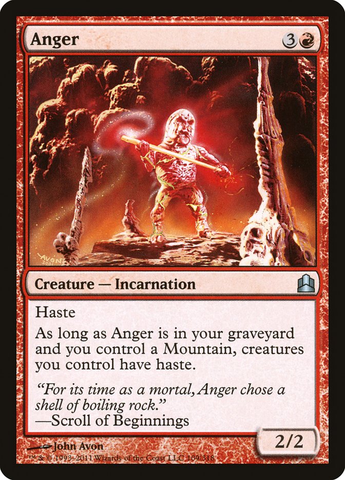 Anger [Commander 2011] | Card Merchant Takapuna