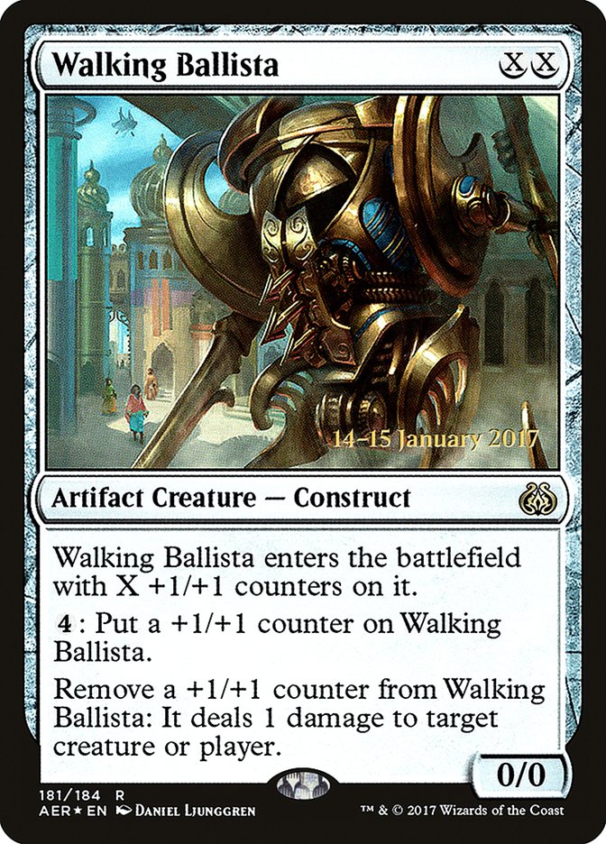 Walking Ballista [Aether Revolt Prerelease Promos] | Card Merchant Takapuna