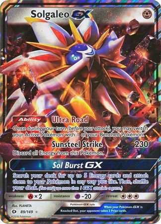 Solgaleo GX (89/149) (Jumbo Card) [Sun & Moon: Base Set] | Card Merchant Takapuna