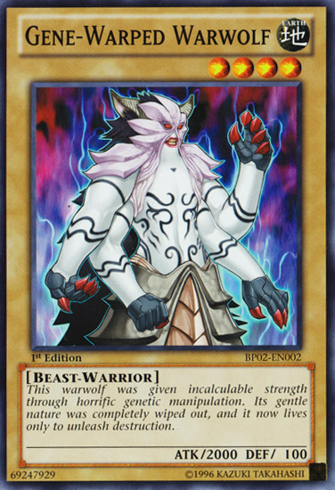 Gene-Warped Warwolf [BP02-EN002] Mosaic Rare | Card Merchant Takapuna