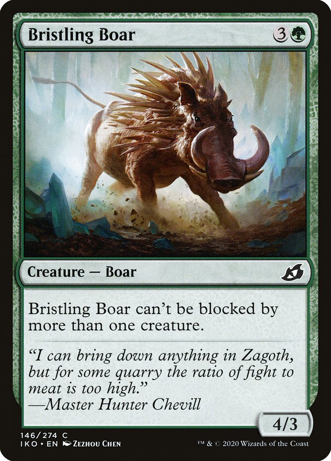 Bristling Boar [Ikoria: Lair of Behemoths] | Card Merchant Takapuna