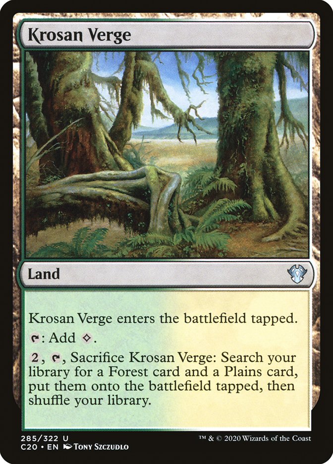 Krosan Verge [Commander 2020] | Card Merchant Takapuna