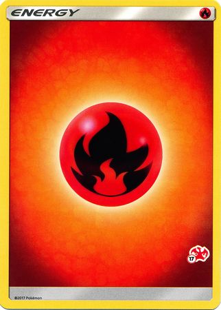 Fire Energy (Charizard Stamp #17) [Battle Academy 2020] | Card Merchant Takapuna