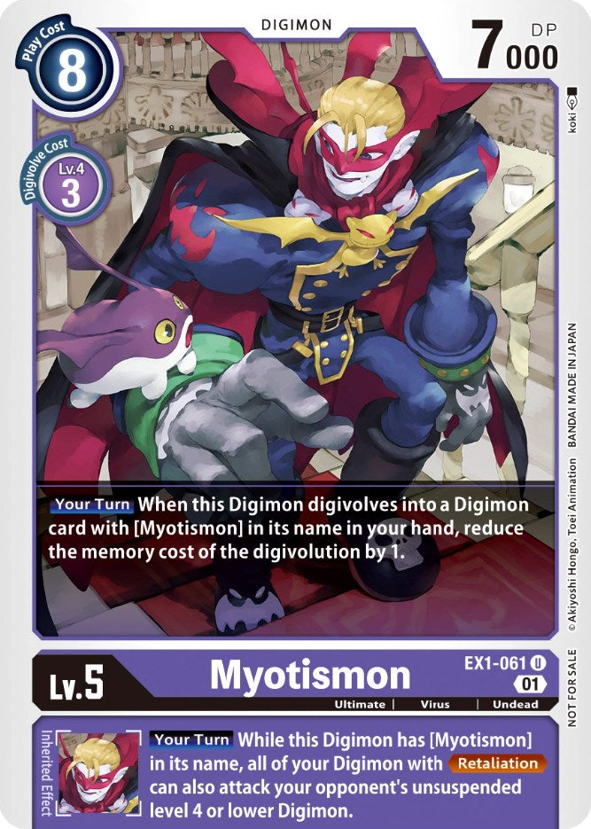 Myotismon [EX1-061] (Winner Pack X Record) [Classic Collection Promos] | Card Merchant Takapuna