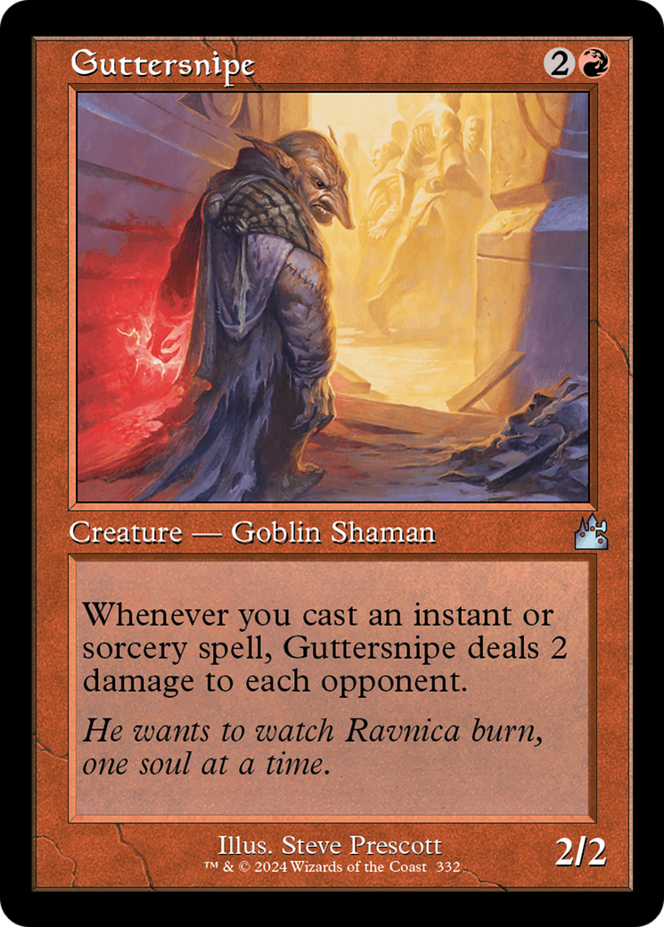 Guttersnipe (Retro Frame) [Ravnica Remastered] | Card Merchant Takapuna