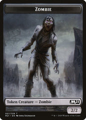 Saproling // Zombie Double-Sided Token [Core Set 2021 Tokens] | Card Merchant Takapuna