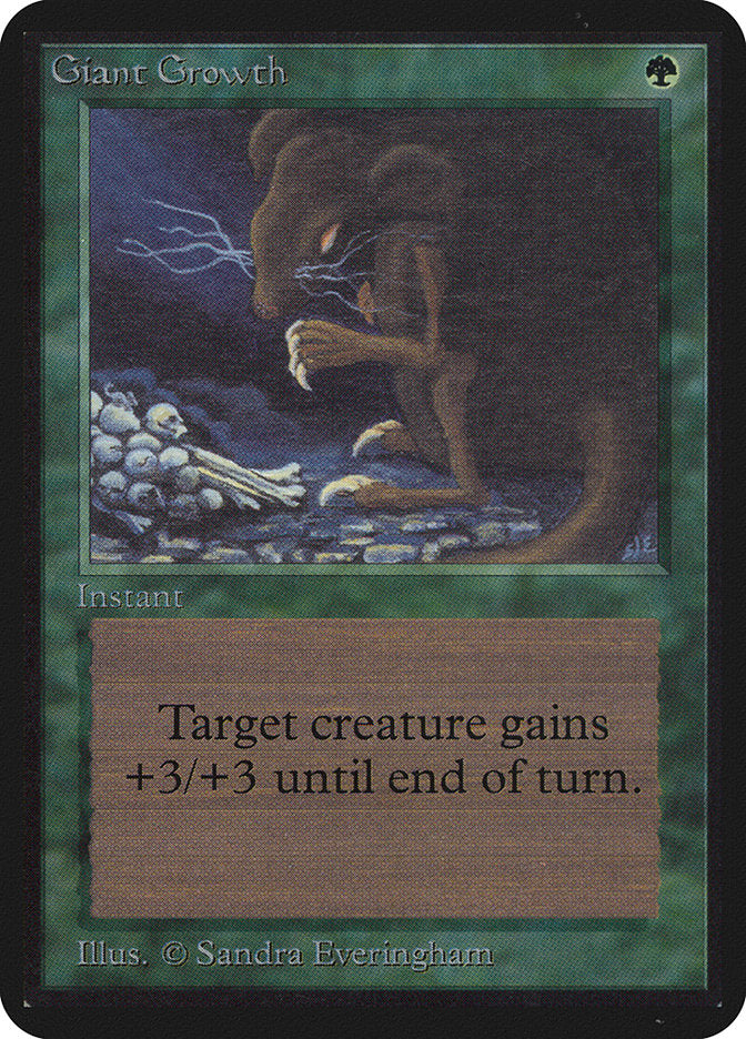 Giant Growth [Alpha Edition] | Card Merchant Takapuna