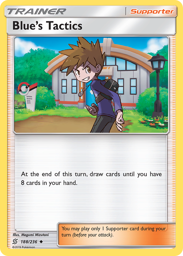 Blue's Tactics (188/236) [Sun & Moon: Unified Minds] | Card Merchant Takapuna