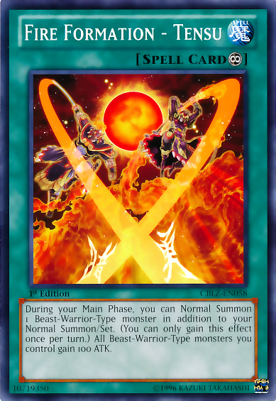 Fire Formation - Tensu [CBLZ-EN058] Common | Card Merchant Takapuna