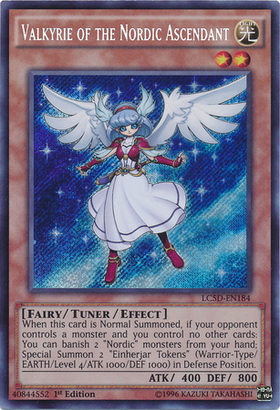 Valkyrie of the Nordic Ascendant [LC5D-EN184] Secret Rare | Card Merchant Takapuna