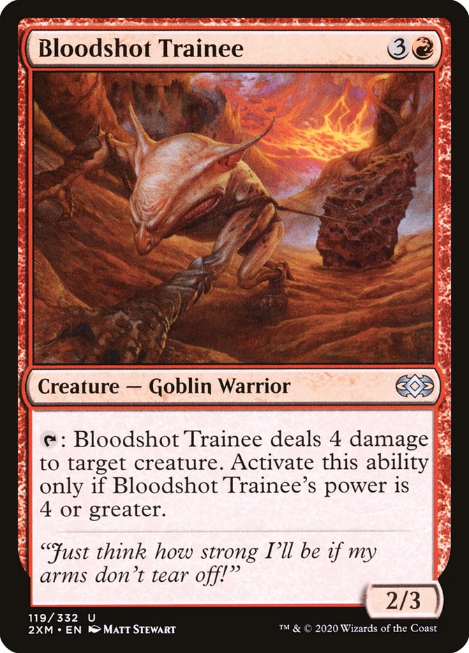 Bloodshot Trainee [Double Masters] | Card Merchant Takapuna