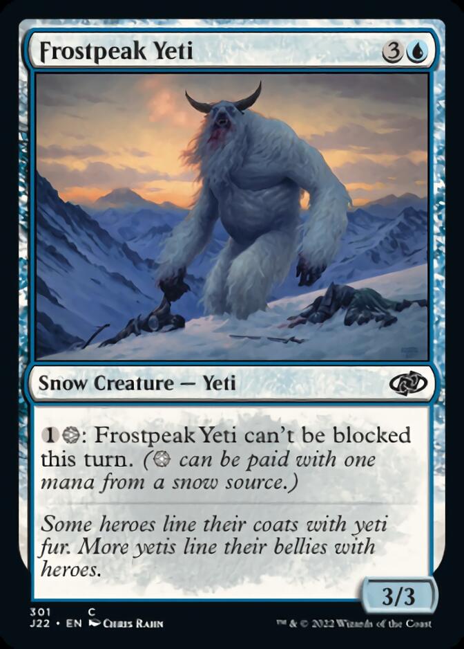 Frostpeak Yeti [Jumpstart 2022] | Card Merchant Takapuna