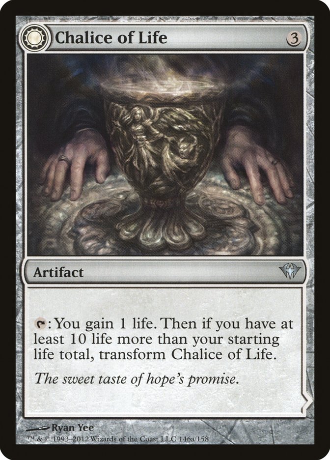 Chalice of Life // Chalice of Death [Dark Ascension] | Card Merchant Takapuna