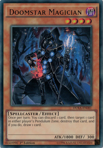 Doomstar Magician [DUEA-EN081] Ultra Rare | Card Merchant Takapuna