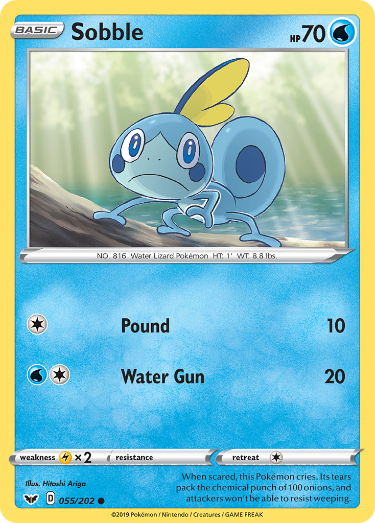 Sobble (055/202) [Sword & Shield: Base Set] | Card Merchant Takapuna