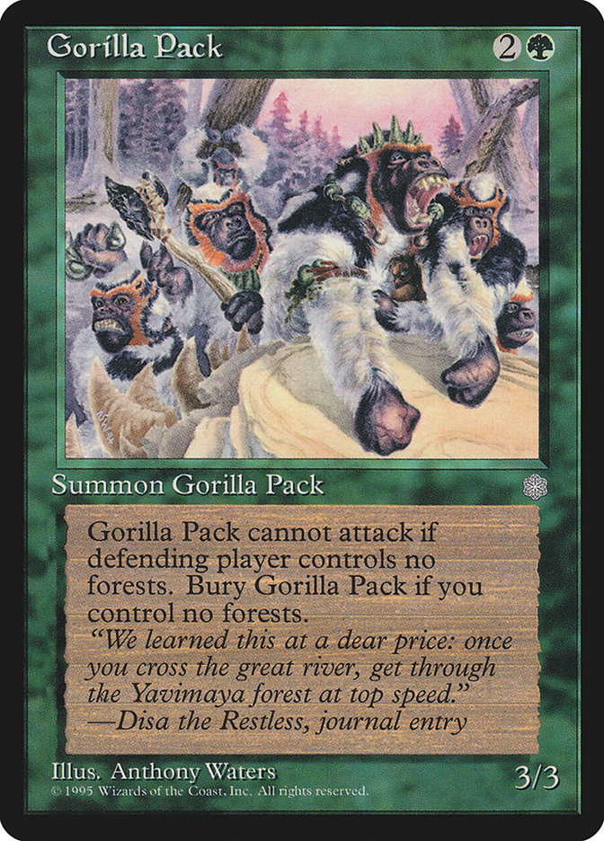 Gorilla Pack [Ice Age] | Card Merchant Takapuna