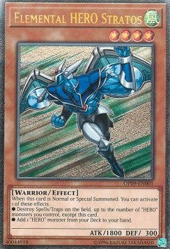 Elemental HERO Stratos [OP09-EN001] Ultimate Rare | Card Merchant Takapuna