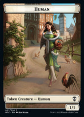 Eldrazi Spawn // Human Double-Sided Token [Streets of New Capenna Commander Tokens] | Card Merchant Takapuna