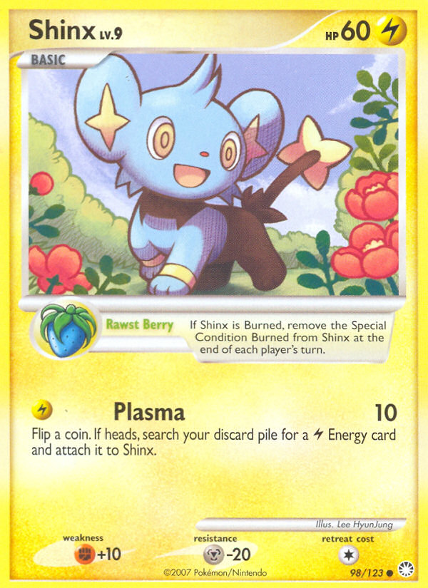 Shinx (98/123) [Diamond & Pearl: Mysterious Treasures] | Card Merchant Takapuna