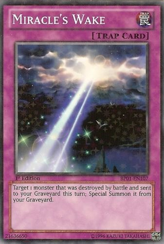 Miracle's Wake [BP01-EN107] Starfoil Rare | Card Merchant Takapuna