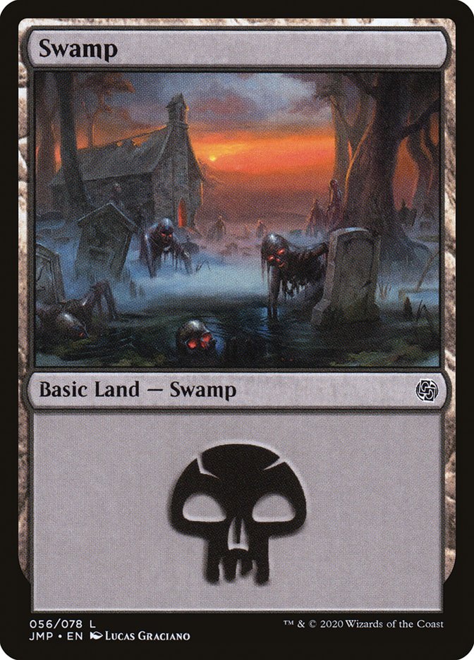 Swamp (56) [Jumpstart] | Card Merchant Takapuna