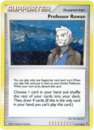 Professor Rowan (112/130) (Cosmos Holo) [Diamond & Pearl: Base Set] | Card Merchant Takapuna