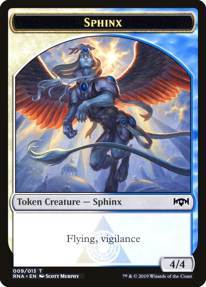 Sphinx Token [Ravnica Allegiance Tokens] | Card Merchant Takapuna