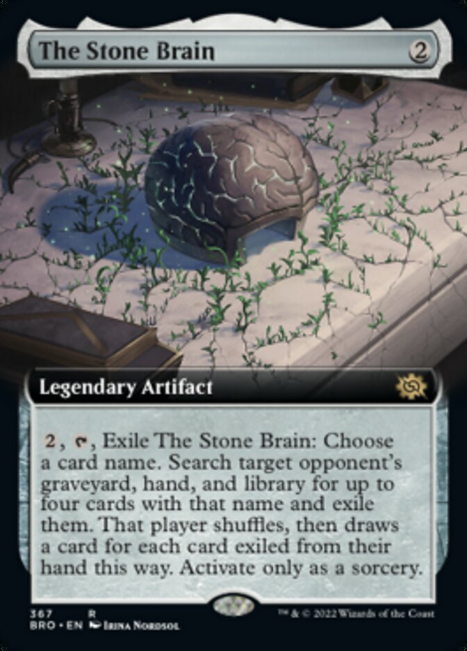 The Stone Brain (Extended Art) [The Brothers' War] | Card Merchant Takapuna