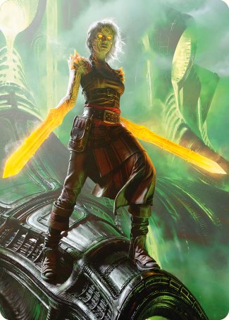 Nahiri, the Unforgiving Art Card [Phyrexia: All Will Be One Art Series] | Card Merchant Takapuna