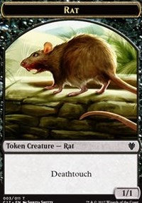 Rat // Cat Double-Sided Token [Commander 2017 Tokens] | Card Merchant Takapuna